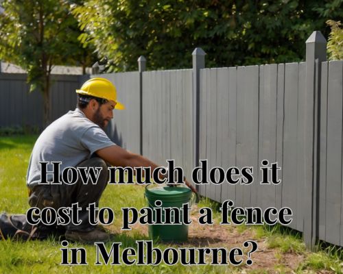 fence painting in Melbourne