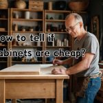 a cabinet maker checking out cabinetry materials
