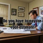 Roofer compares supplier quotes.