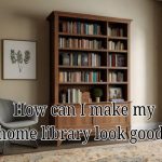 a library built and put in a home