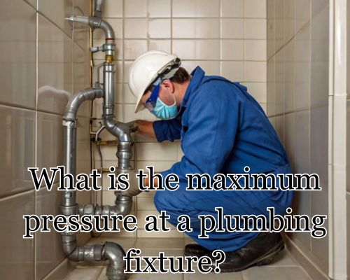 a plumber checking out pipe pressure